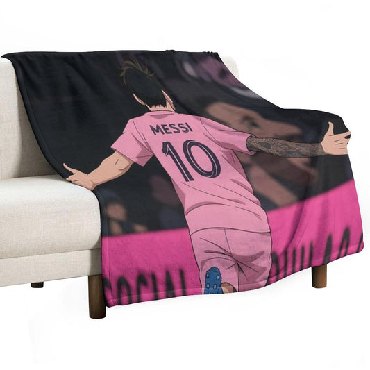 Messi 10 – The Iconic Legend Throw Blanket