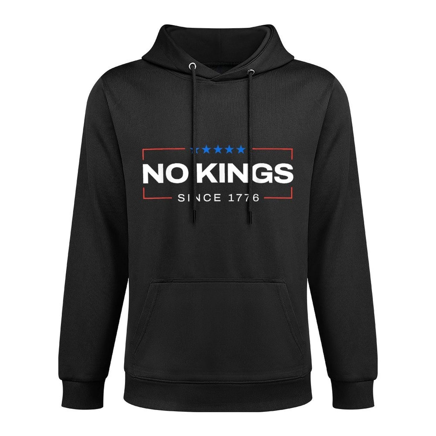 No Kings Since 1776 Simple Customizable Surface Hoodie