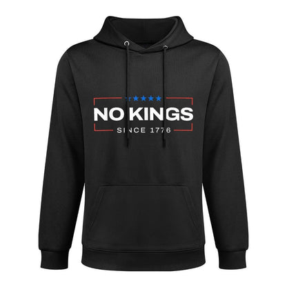 No Kings Since 1776 Simple Customizable Surface Hoodie