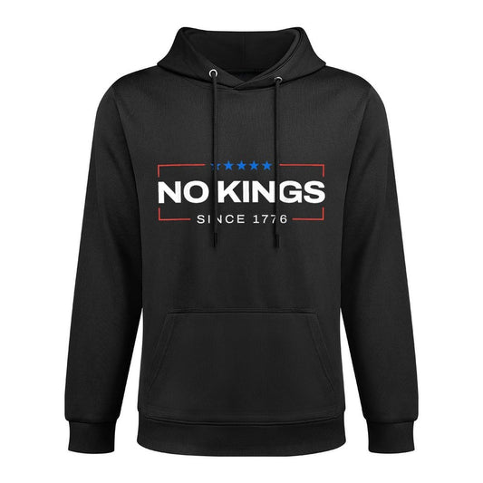 No Kings Since 1776 Simple Customizable Surface Hoodie
