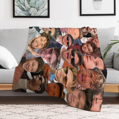 NiallHoran Photo Collage Throw Blanket