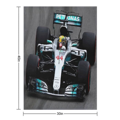Lewis Hamilton 44 - F1 2024 Throw Blanket