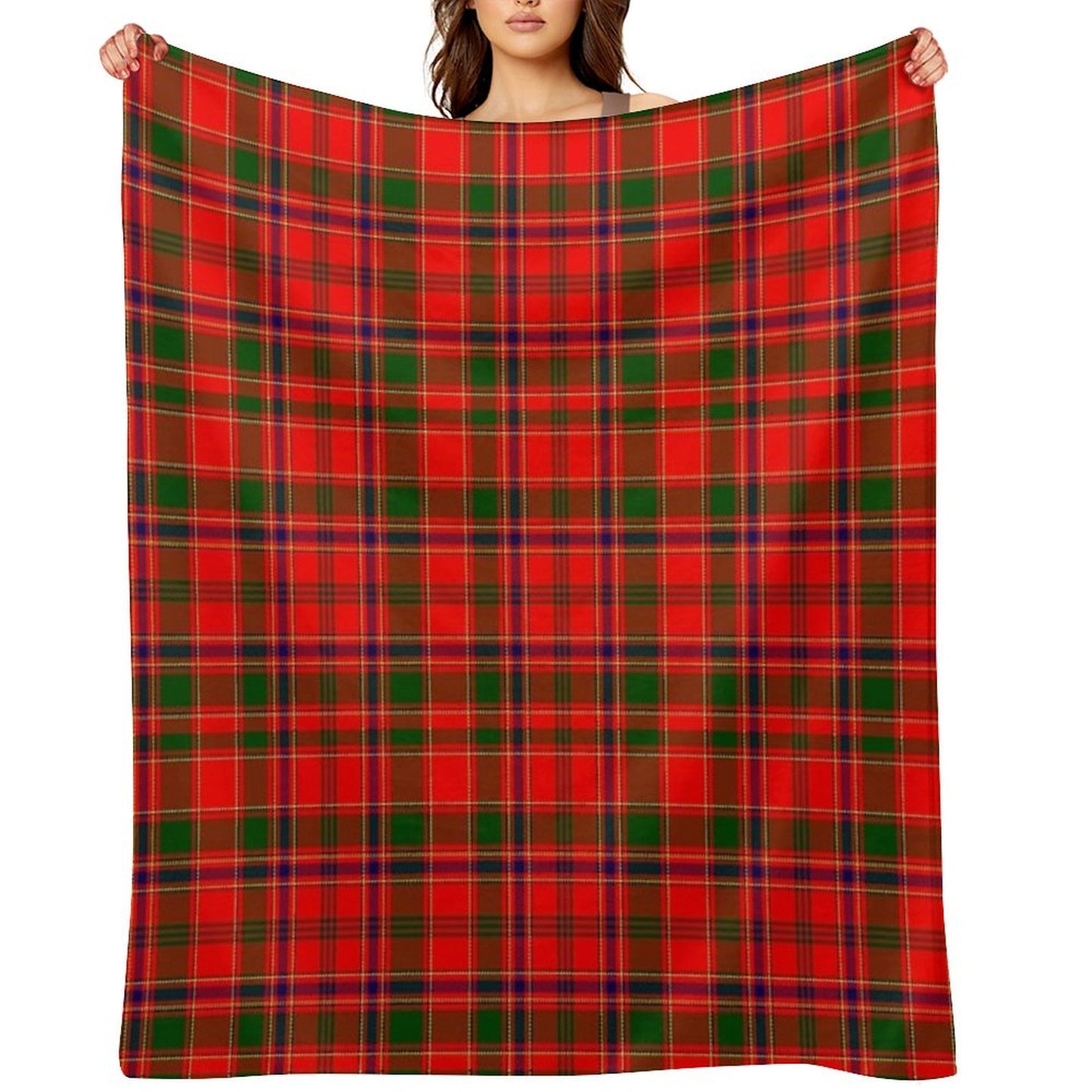 Clan Munro Tartan Throw Blanket