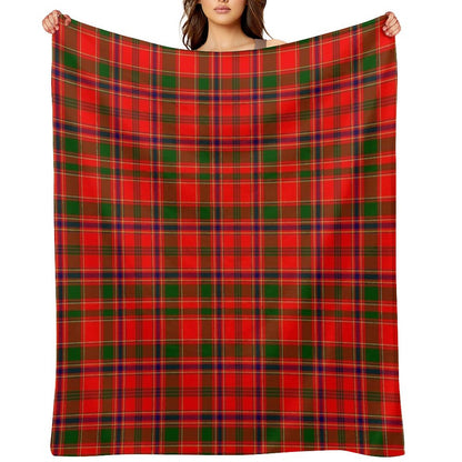 Clan Munro Tartan Throw Blanket