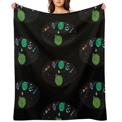 Outer Wilds Logo Throw Blanket