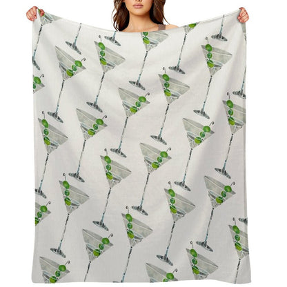 Dirty Martini Throw Blanket