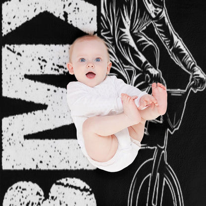 BMX Bike Hobby Sport BMX Gift Idea Throw Blanket