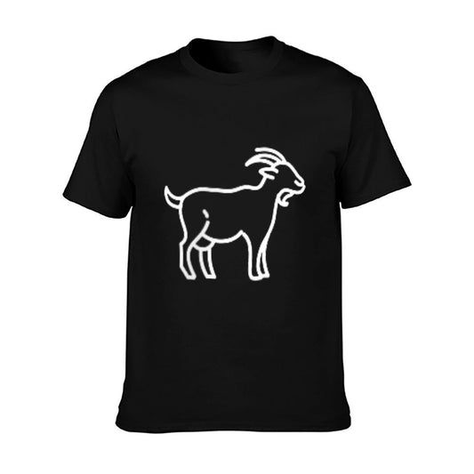 The Pocket Patch Badge Apparel Co. Goat Animal Badge Patch Line Art Icon Outline Gift T-Shirt