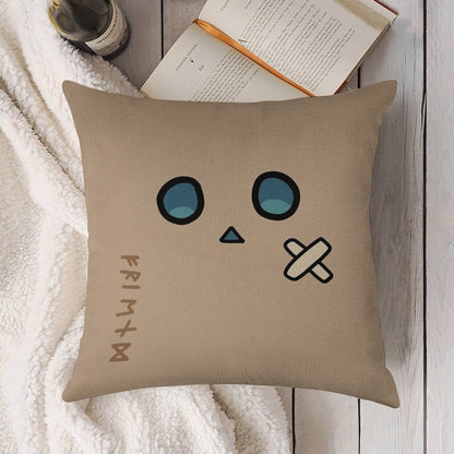 Friend - Nanashi Mumei Mascot △ - Hololive #HoloCouncil Linen Throw Pillow Cover