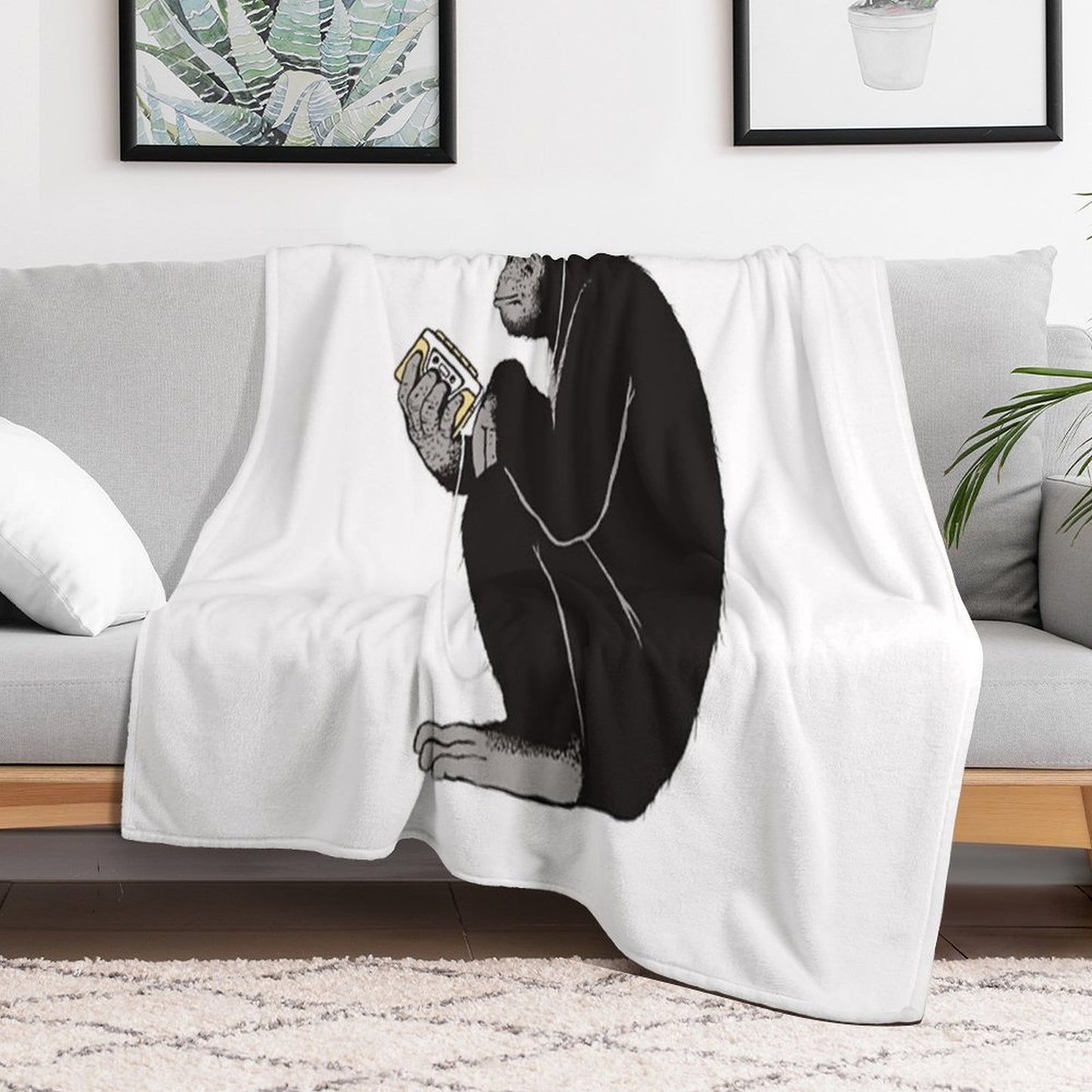Monkey Business Throw Blanket