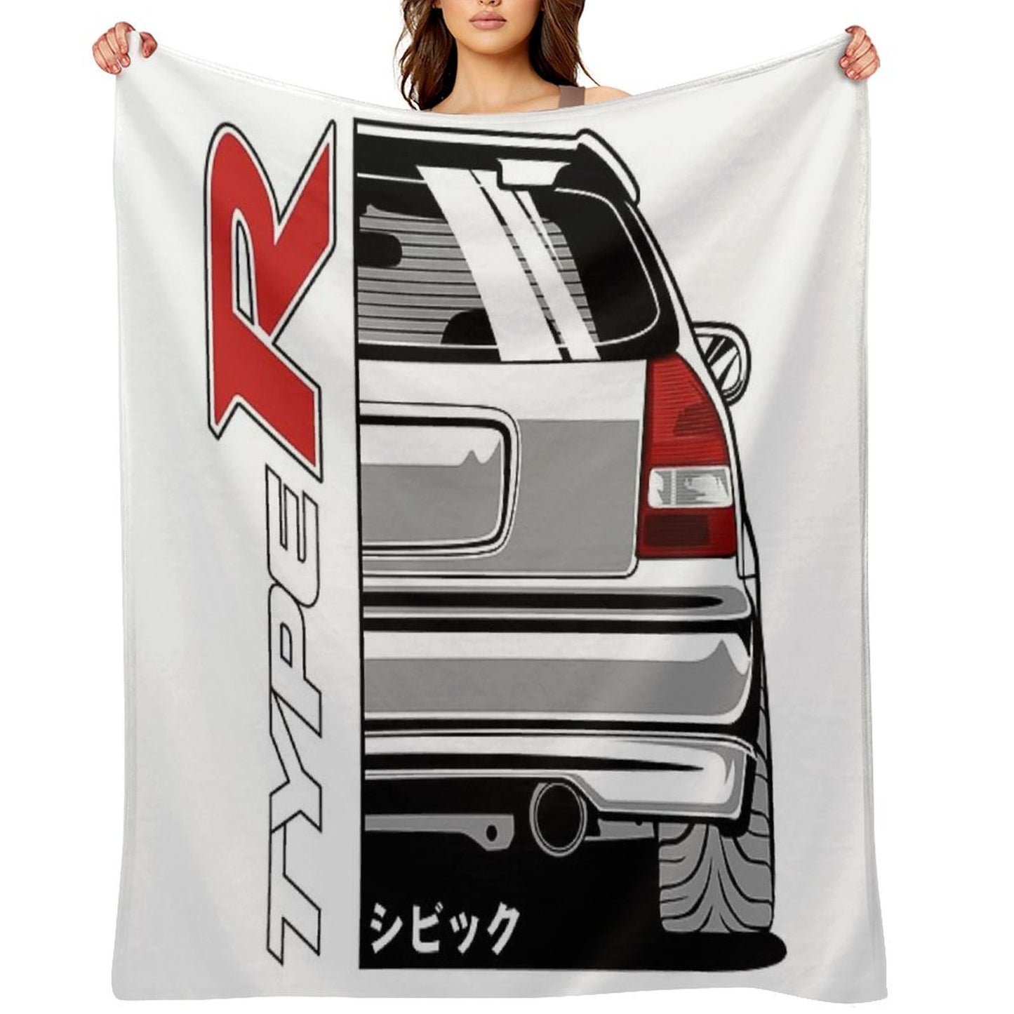Civic Type R EK9 Throw Blanket