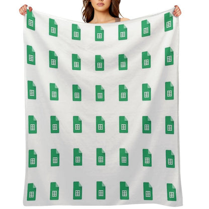 Google Sheets Throw Blanket