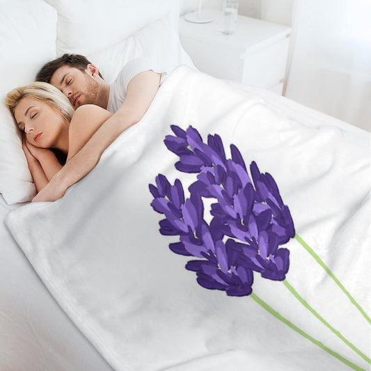 Lavender Throw Blanket