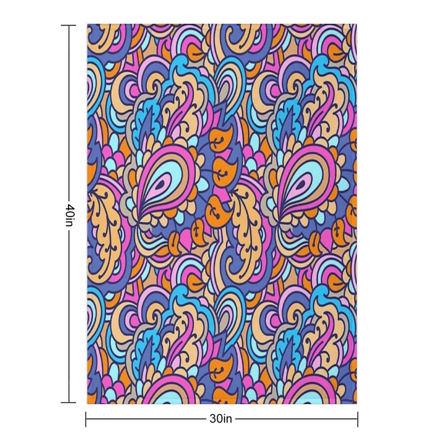 Abstract Pattern 3 Throw Blanket