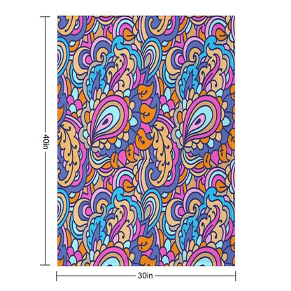 Abstract Pattern 3 Throw Blanket