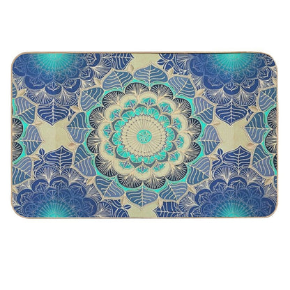 Midnight Bloom  Eco-Friendly Bath Mat