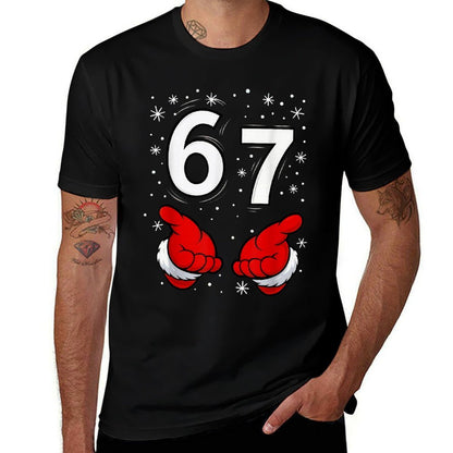Funny Santa 6 7 Meme Six Seven Christmas 67 Italian Brainrot  Quick-drying T-Shirt
