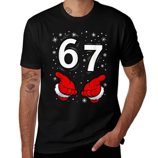 Funny Santa 6 7 Meme Six Seven Christmas 67 Italian Brainrot  Quick-drying T-Shirt