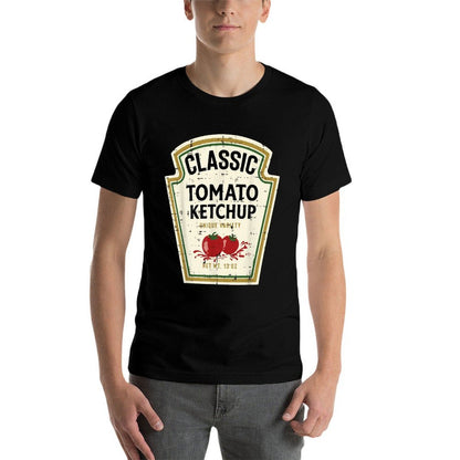 Halloween Tomato Ketchup Food Matching Costume Women Men Kid  Durable T-Shirt