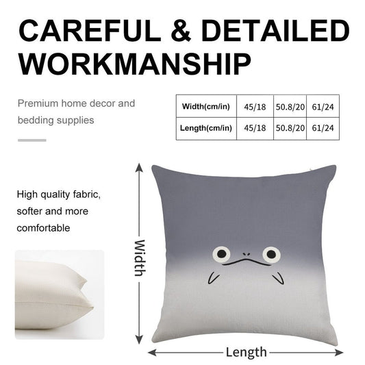 Namazu FFXIV Linen Throw Pillow Cover