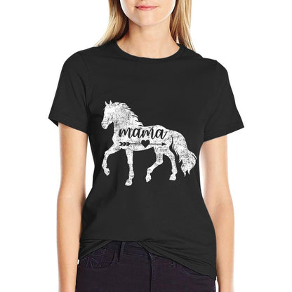 Horse Mama Shirt - Funny Horse Lover Mom Mother&#39;s Day T-Shirt