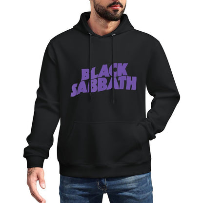Black Sabbath Purple Logo Shape Retention Hoodie