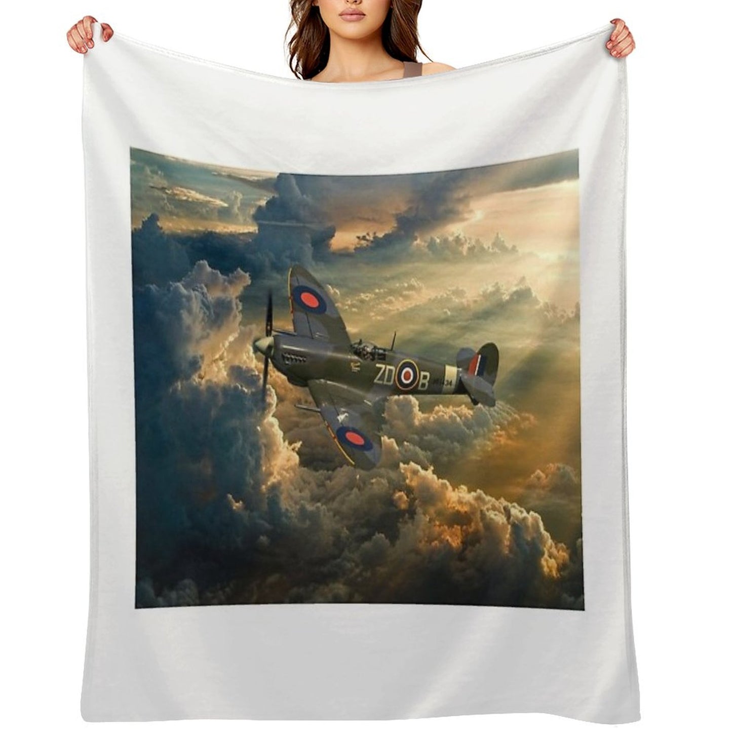 Spitfire Throw Blanket