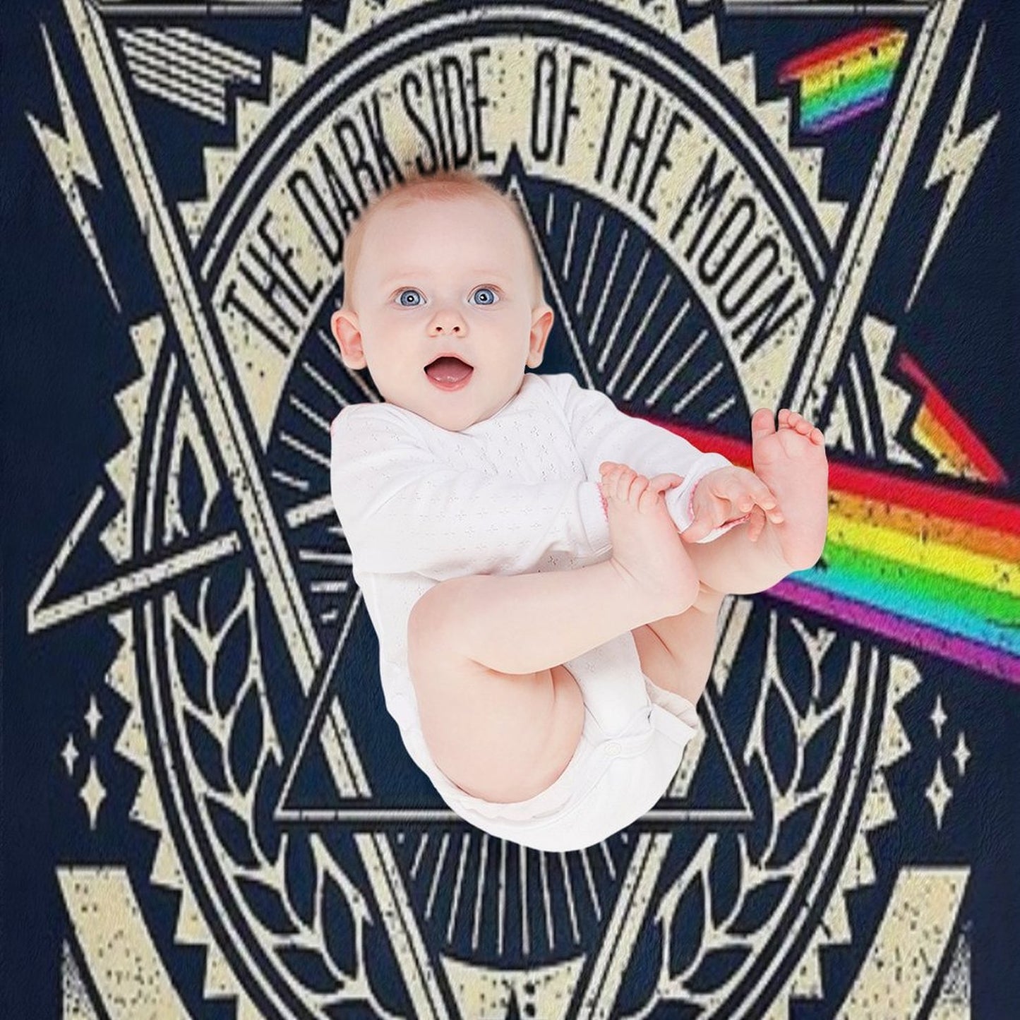 Tour Musical - The Drack Side Of The Moon Poster Throw Blanket