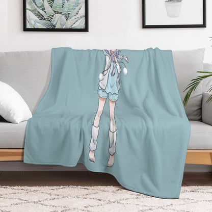 Anime Kawaii Girl Throw Blanket