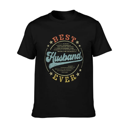 Best Husband Ever Father&#39;s Day Husband Gifts Vintage Emblem T-Shirt