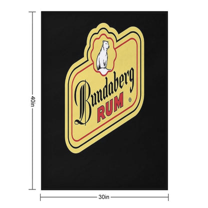 BEST SELLER Bundaberg Rum Logo Merchandise Throw Blanket