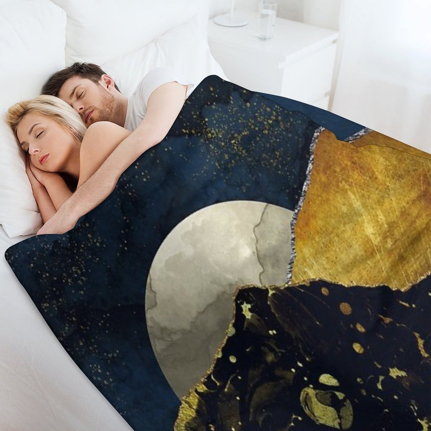 Bronze Night Throw Blanket