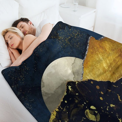 Bronze Night Throw Blanket