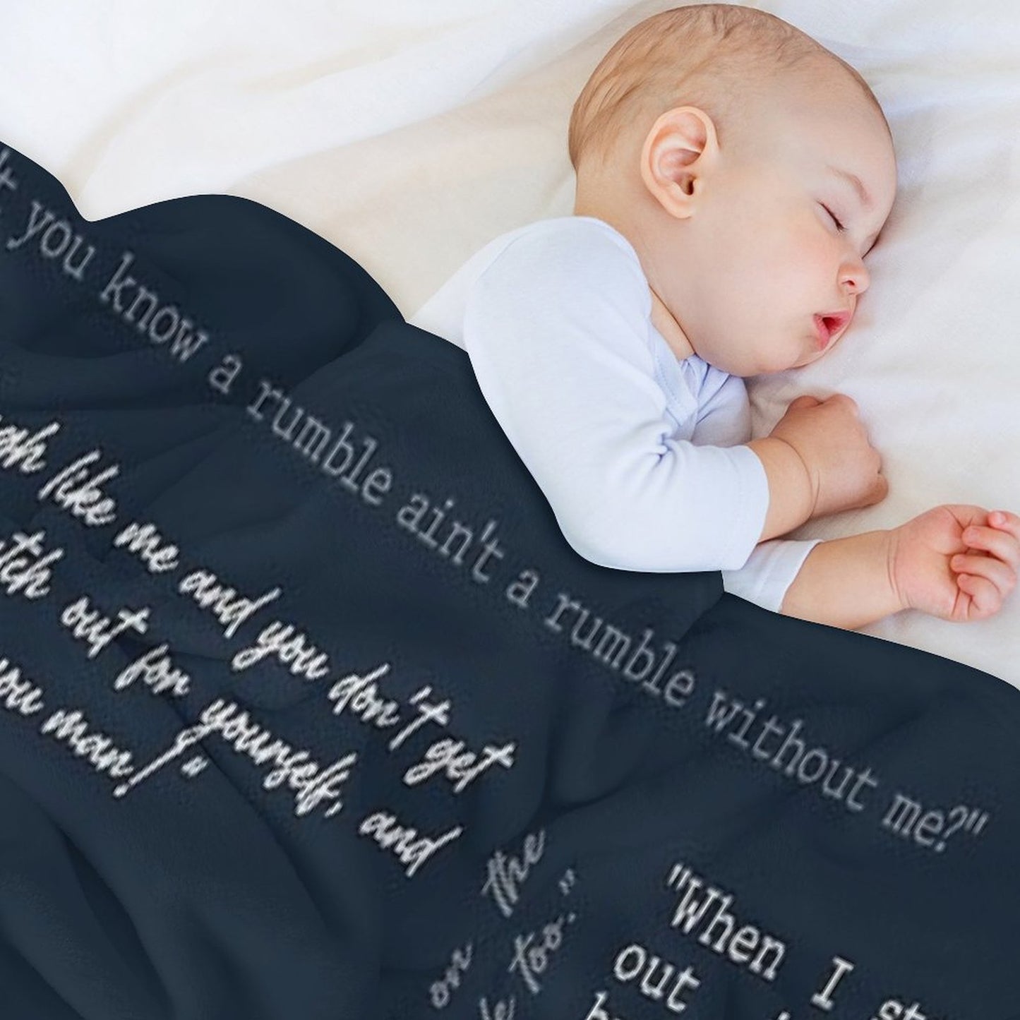 Outsiders Word Cloud - Stay Gold Ponyboy Throw Blanket