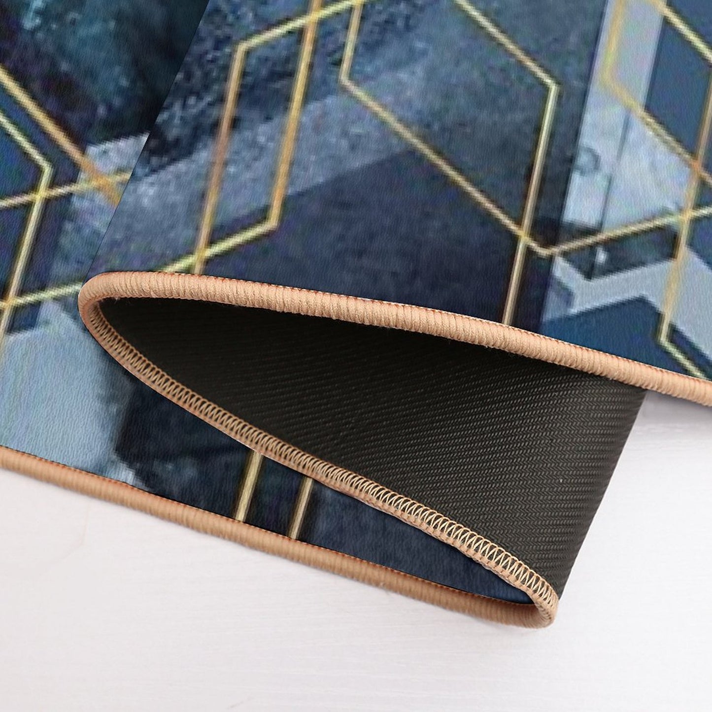 Geometric Compilation Bath Mat