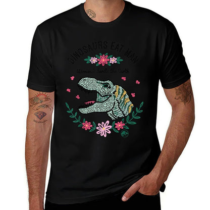 Jurassic Park Dinos Eat Man Women Inherit The Earth  Graphic-printed T-Shirt