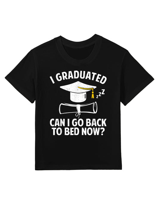 Funny Graduation Art For Men Women Masters Degree Draduation Kids T-Shirt