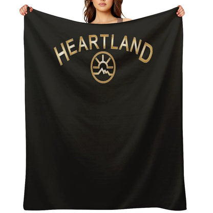 Heartland Logo Throw Blanket