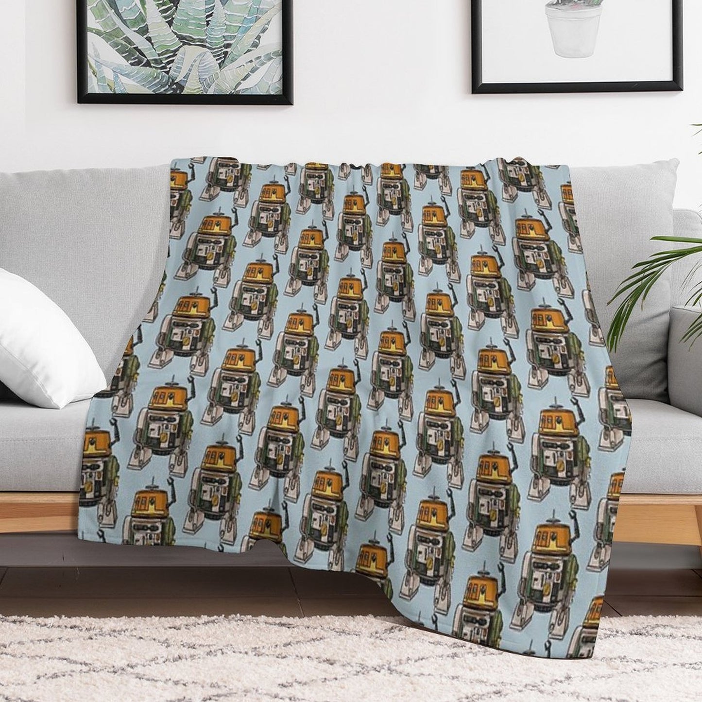 Best Gifts For Men And WomenRebel Toons Chopper Throw Blanket