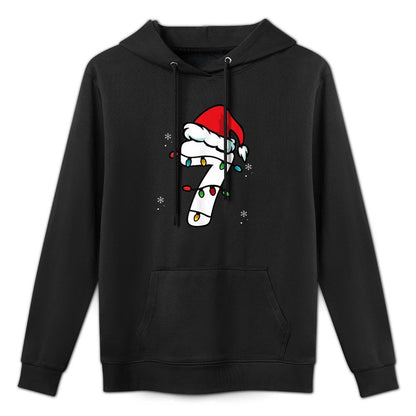 Christmas Funny Six Seven 6 7 Meme Gen Alpha Slang 6 7 Hands Medium-Weight Fabric Hoodie