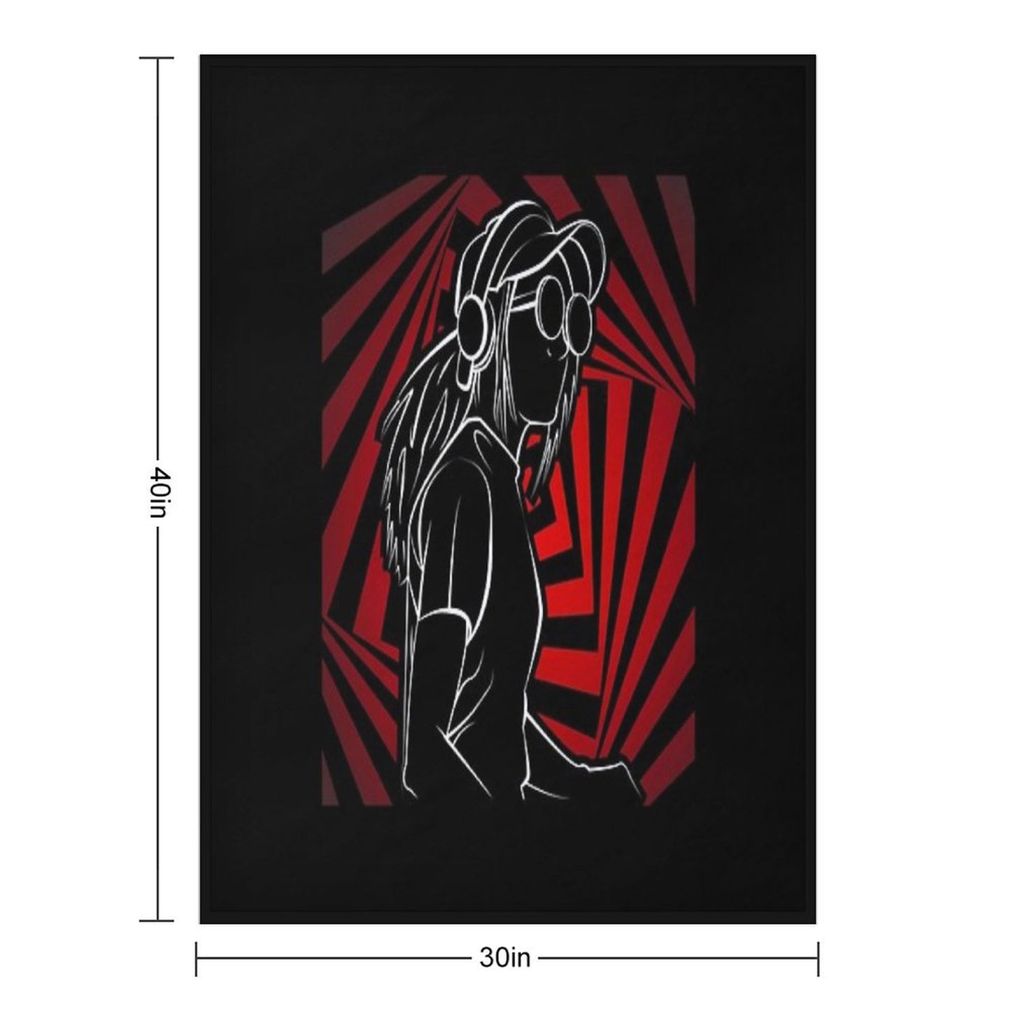 Rezz Mass Manipulation Throw Blanket