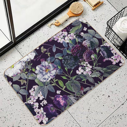 Rose Garden - Night II  High-Traffic Bath Mat
