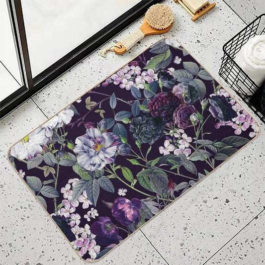 Rose Garden - Night II  High-Traffic Bath Mat
