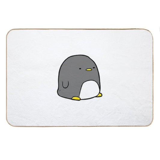 Cute Cuddly Penguin Bath Mat