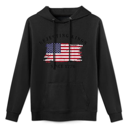 Resist Rejecting Kings Since 1776 Protest Men Women Kids Easy Care Hoodie