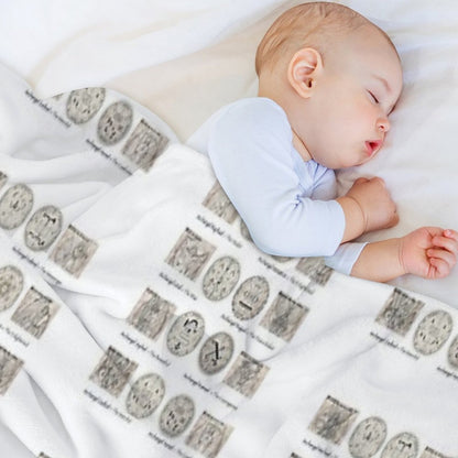 The Watchers - The Archangels Throw Blanket