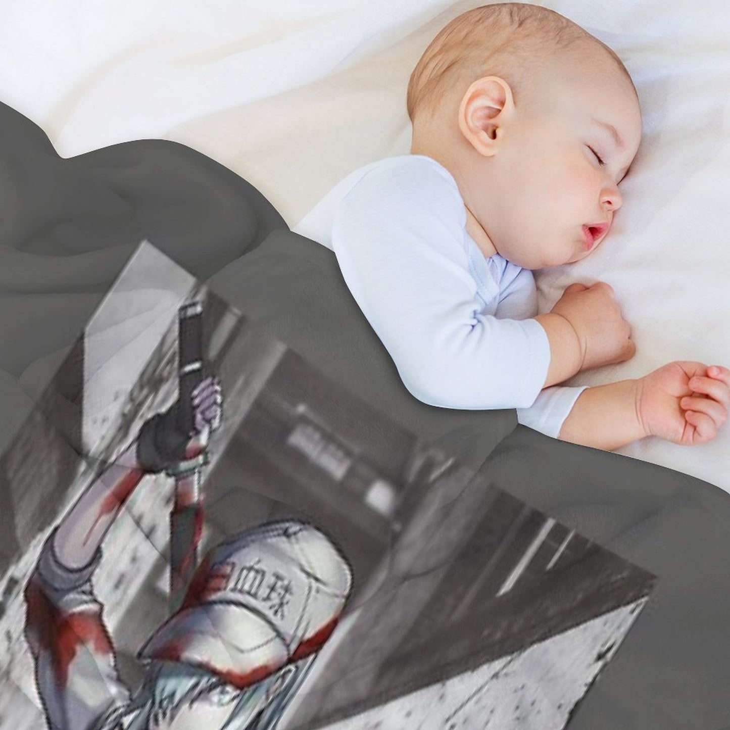 White Blood Cell (CODE BLACK) Throw Blanket