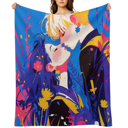 Spring Love Throw Blanket