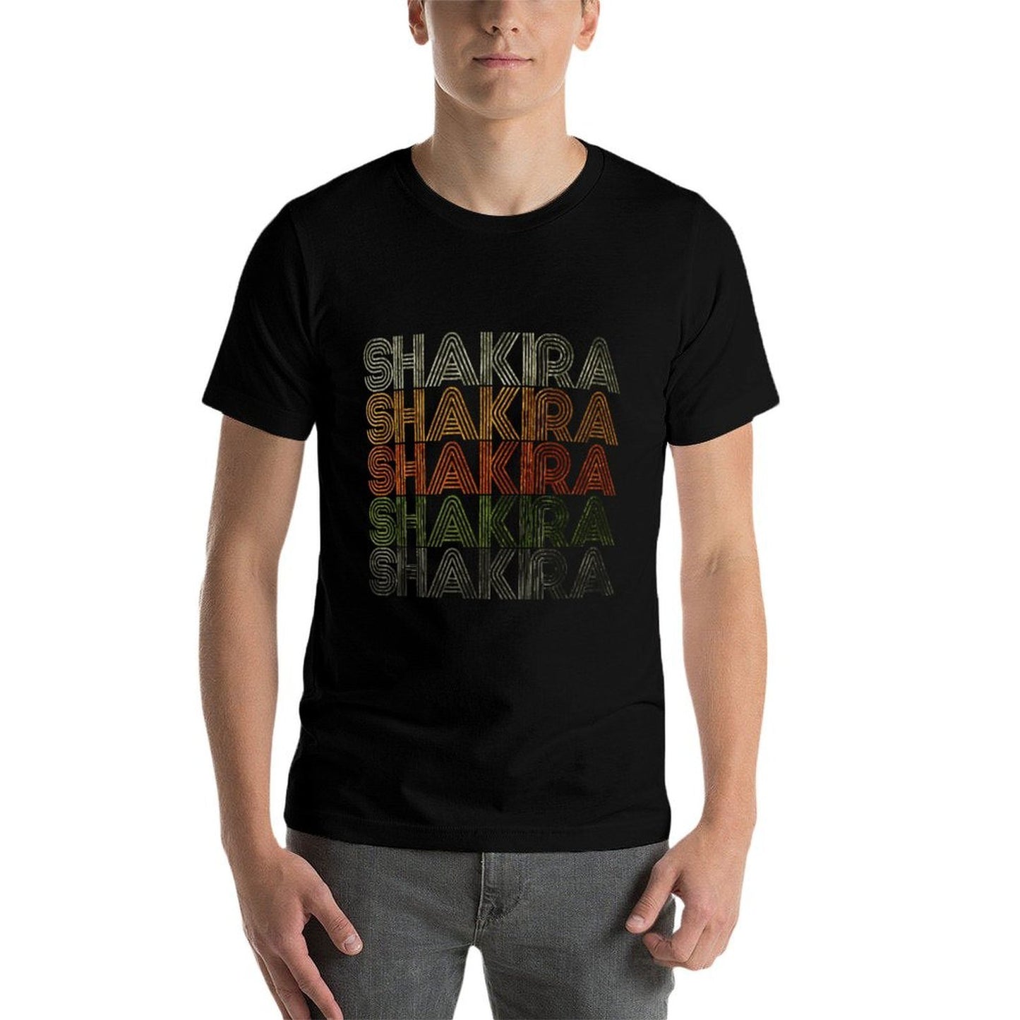 Love Heart Shakira GrungeVintage Style Black Shakira  Breathable T-Shirt