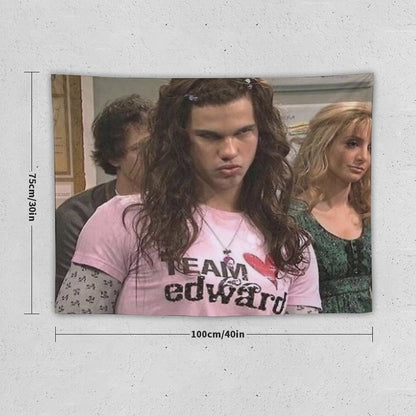 Team Edward-- Jacob Tapestry